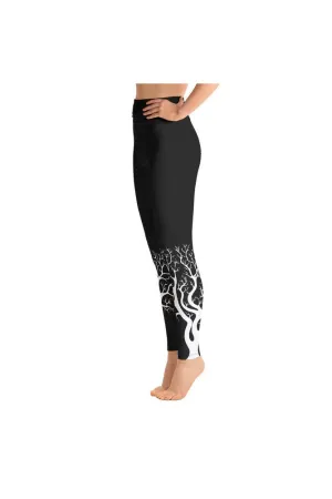 Bare Naked Trees Yoga Leggings