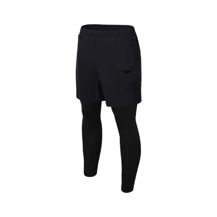 Barrel Men Essential Shorts Leggings-BLACK