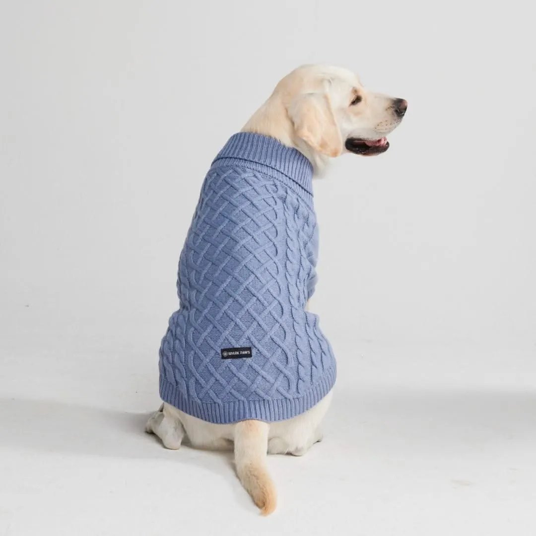 Cable Knit Dog Sweaters