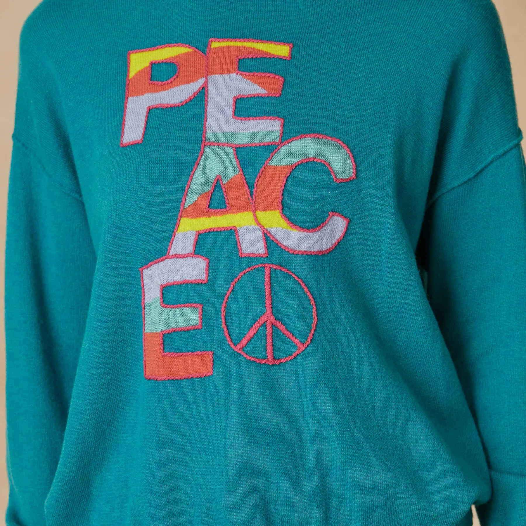 Colors Of Peace Sweater, Petite