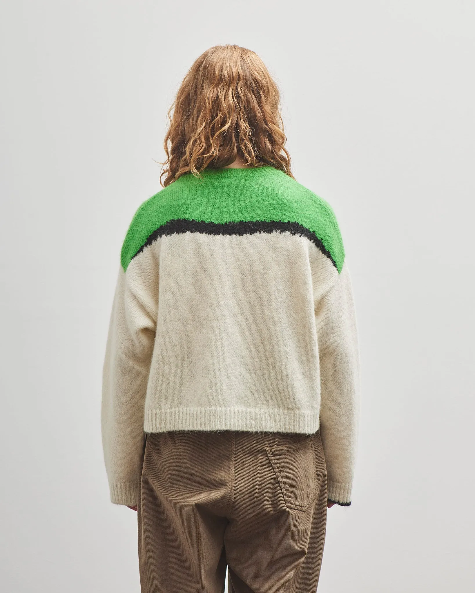 Cordera Alpaca & Suri Sweater, Bright Green