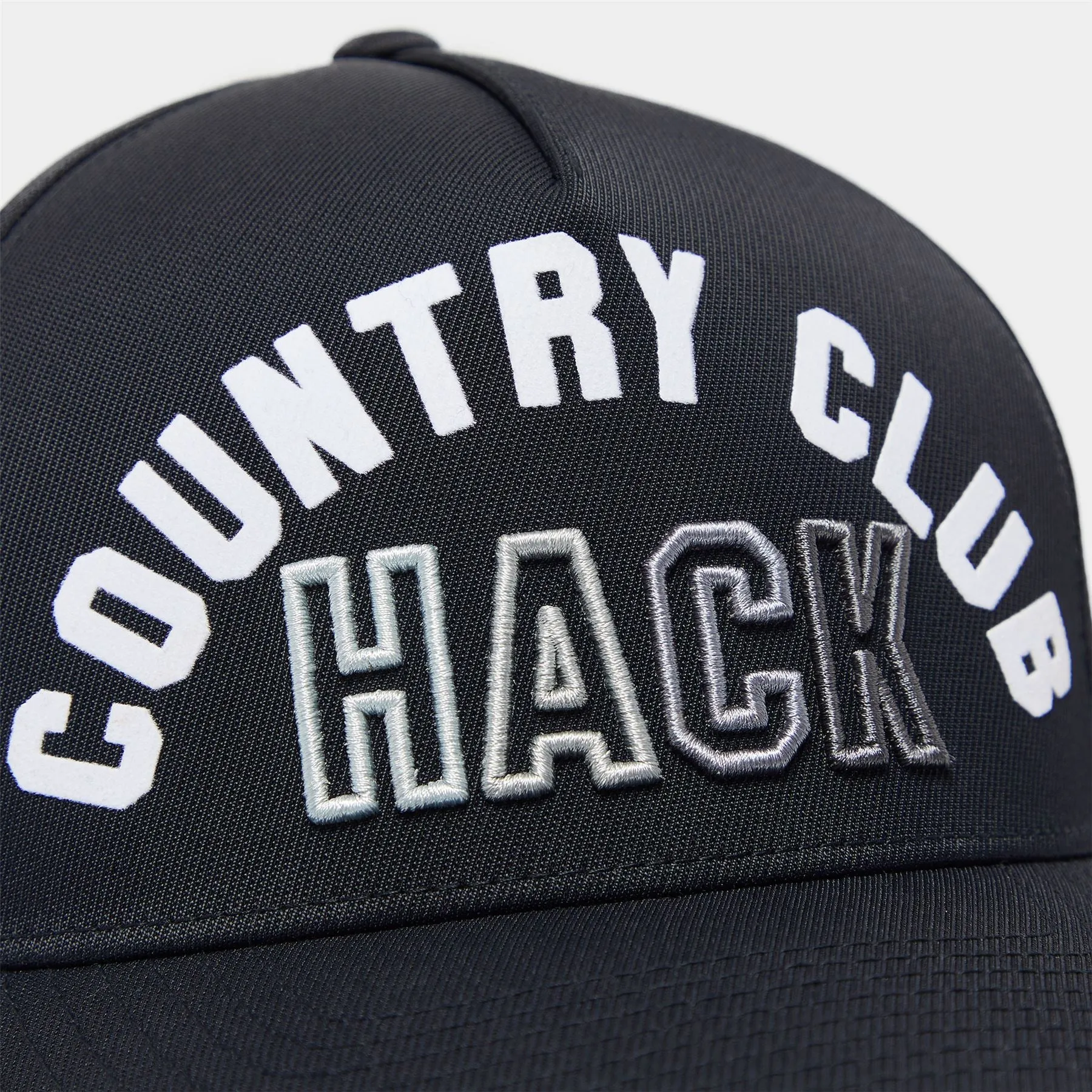 Country Club Hack Stretch Twill Snapback Hat Onyx - AW23