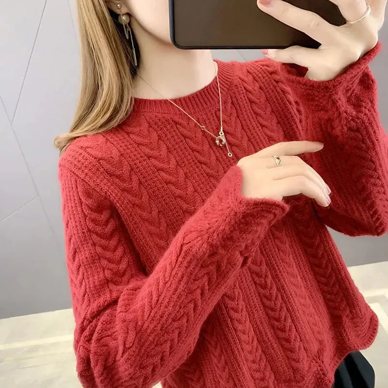 Cozy & Fluffy Knitted Pullover