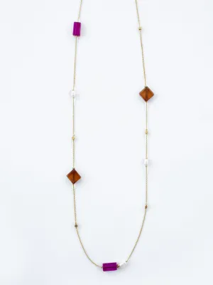 Cubist Necklace - Amber