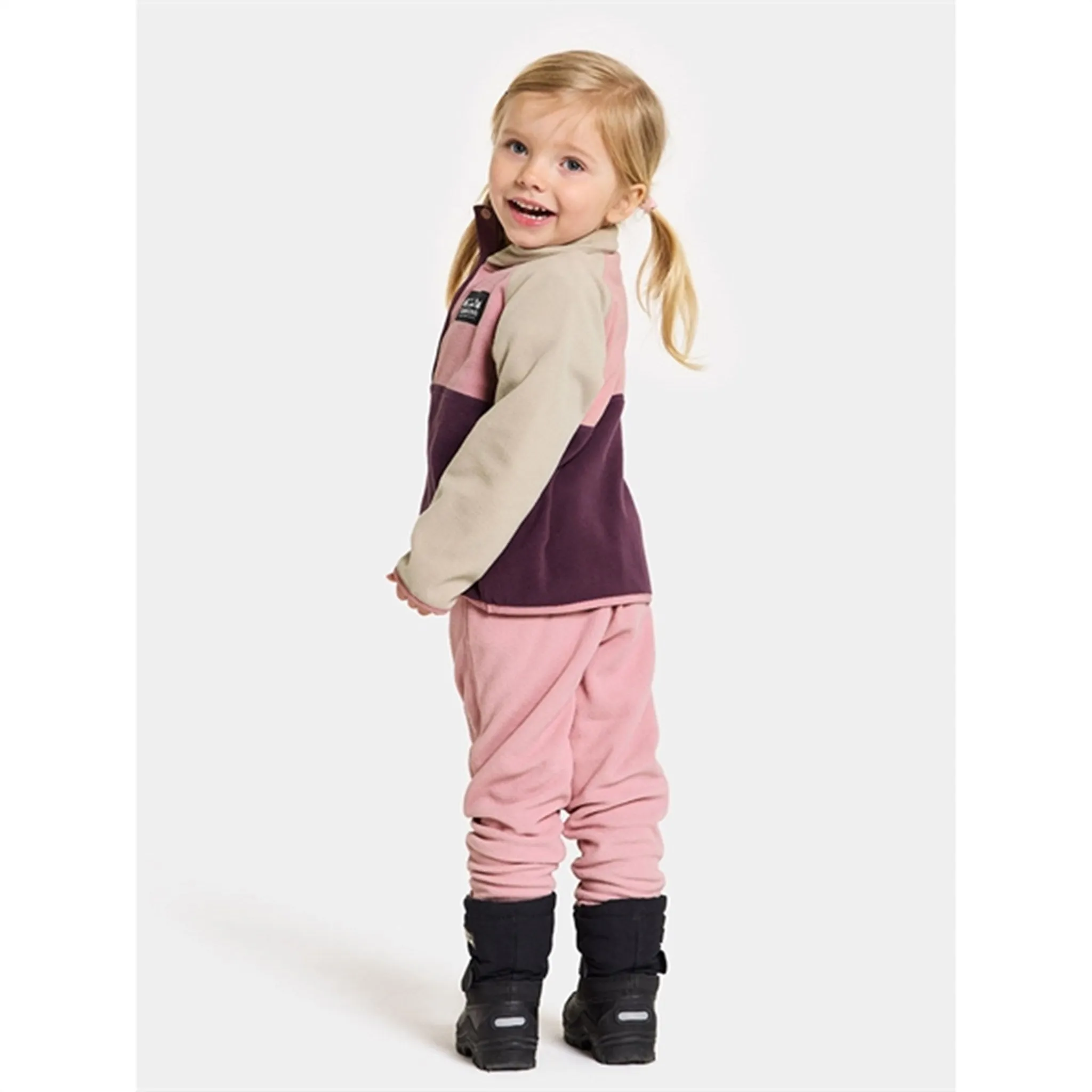 Didriksons Plumb Monte Kids Fleece Jacket