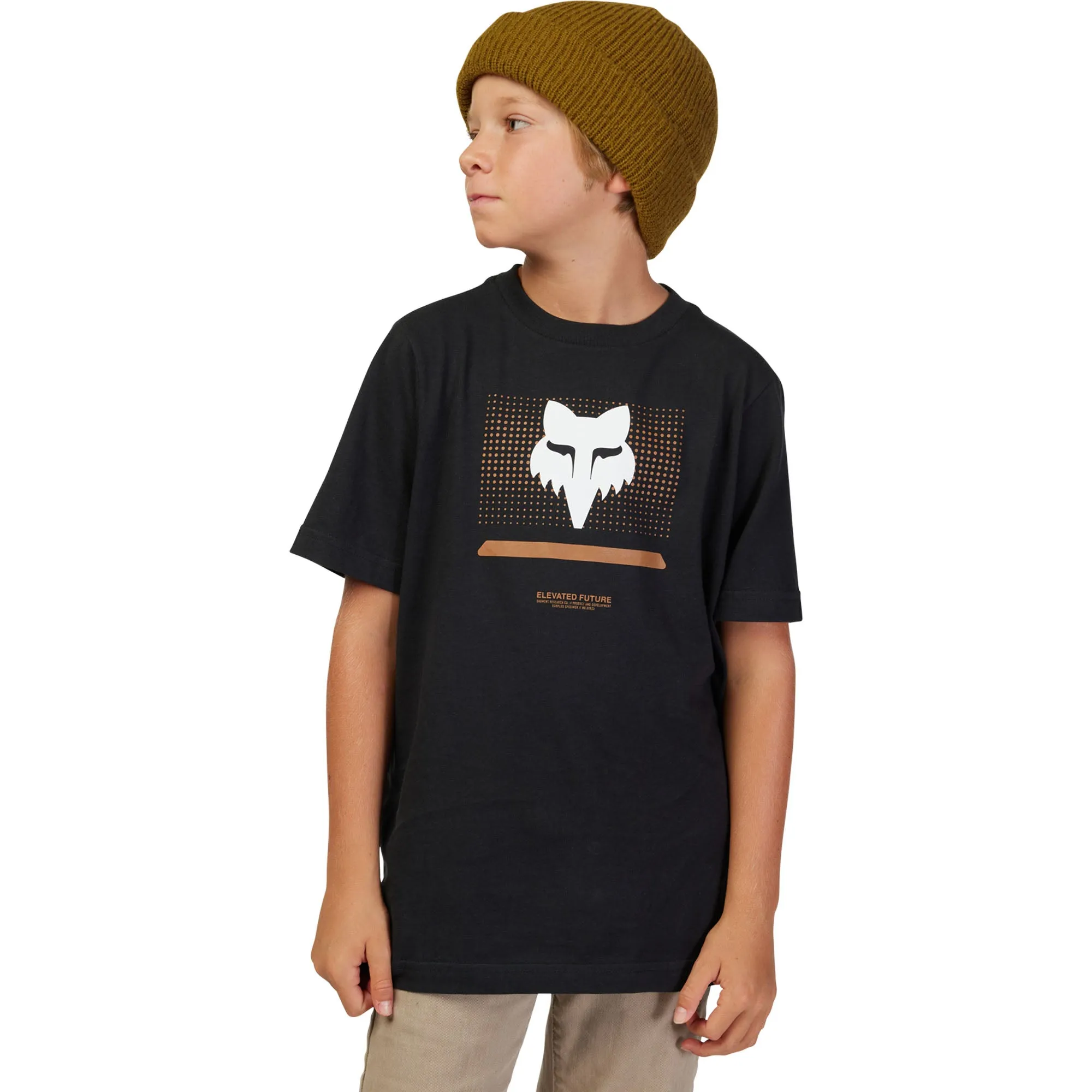 Fox Racing  Youth Optical Short Sleeve Tee T-Shirt Midweight Comfort Cotton Black