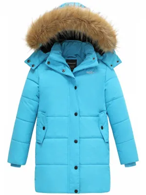 Girls Winter Coat Long Winter Jacket