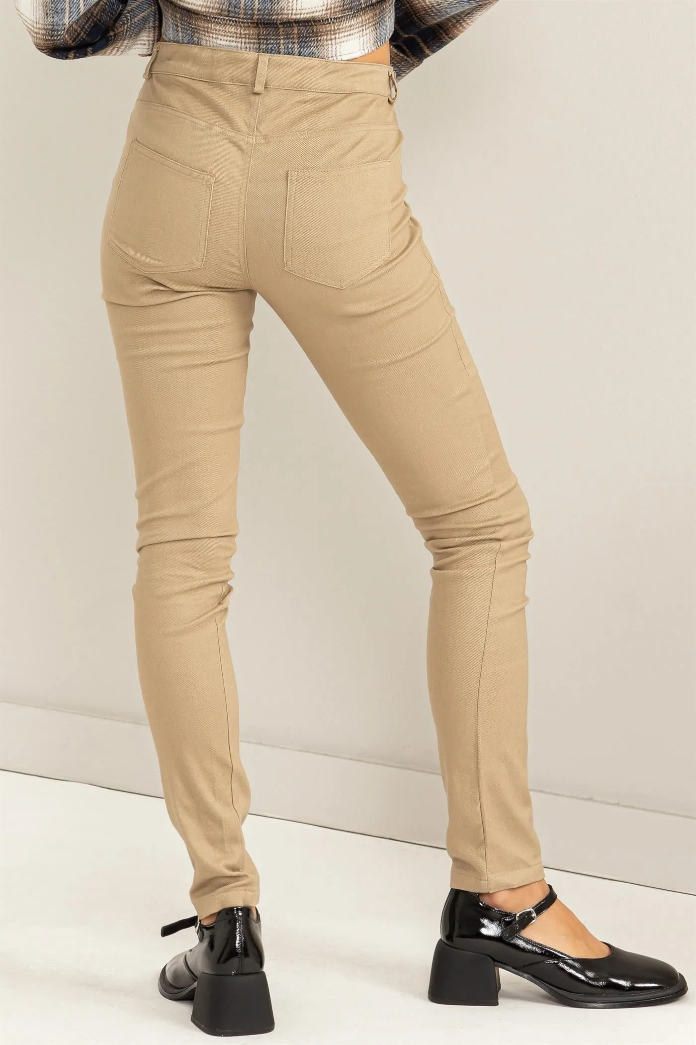 HF24A154-LOW-RISE SKINNY PANTS