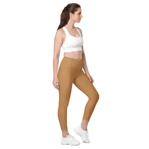 Humble Sportswear™ Nude Brown Pocket Leggings