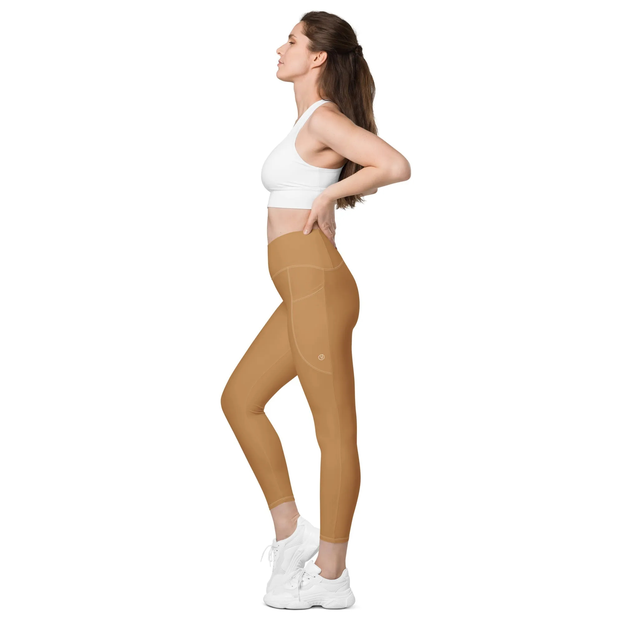 Humble Sportswear™ Nude Brown Pocket Leggings