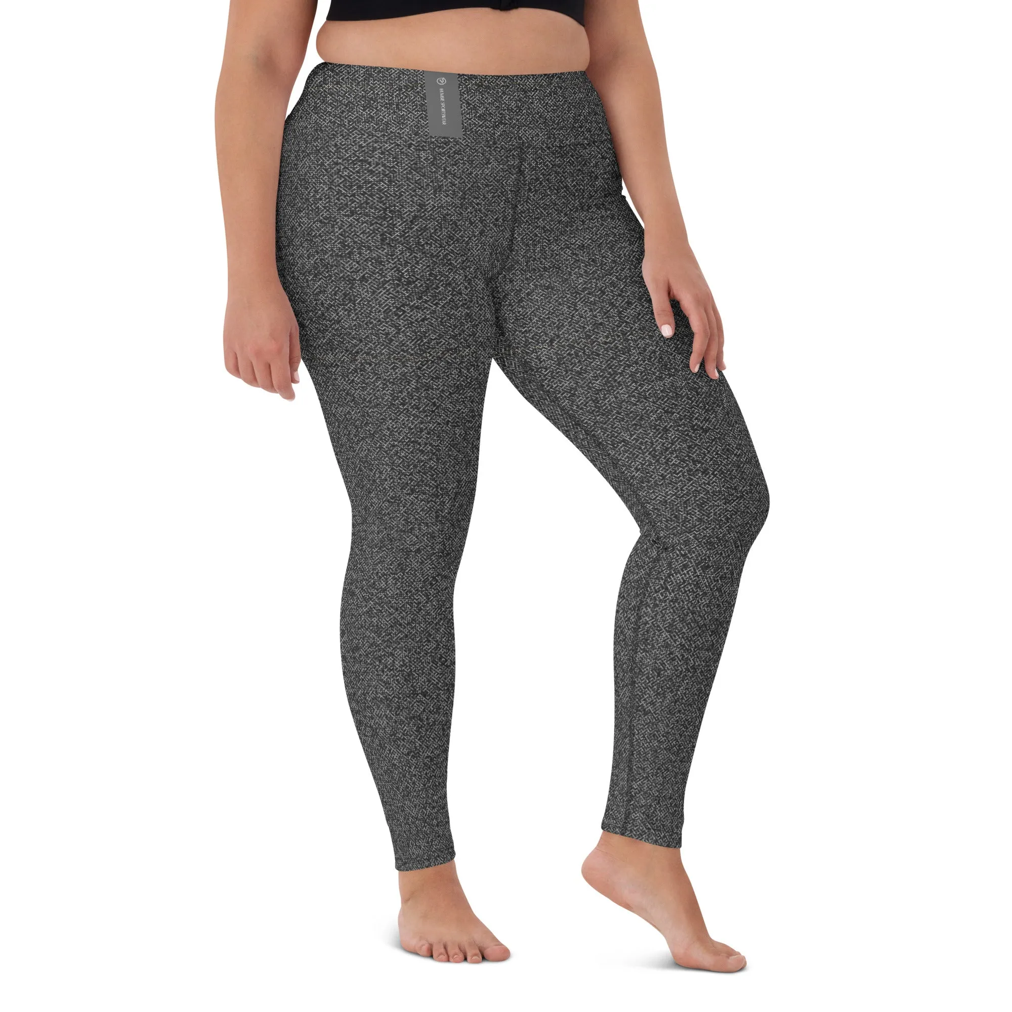 Humble Sportswear™ Pattens Grey High Waist Leggings