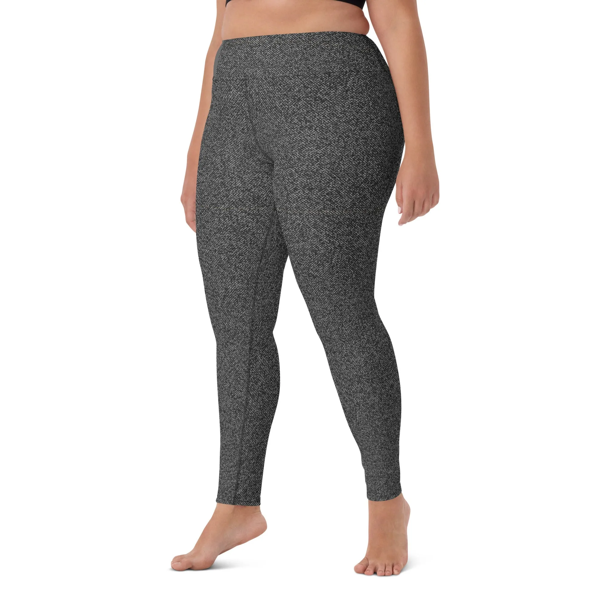 Humble Sportswear™ Pattens Grey High Waist Leggings