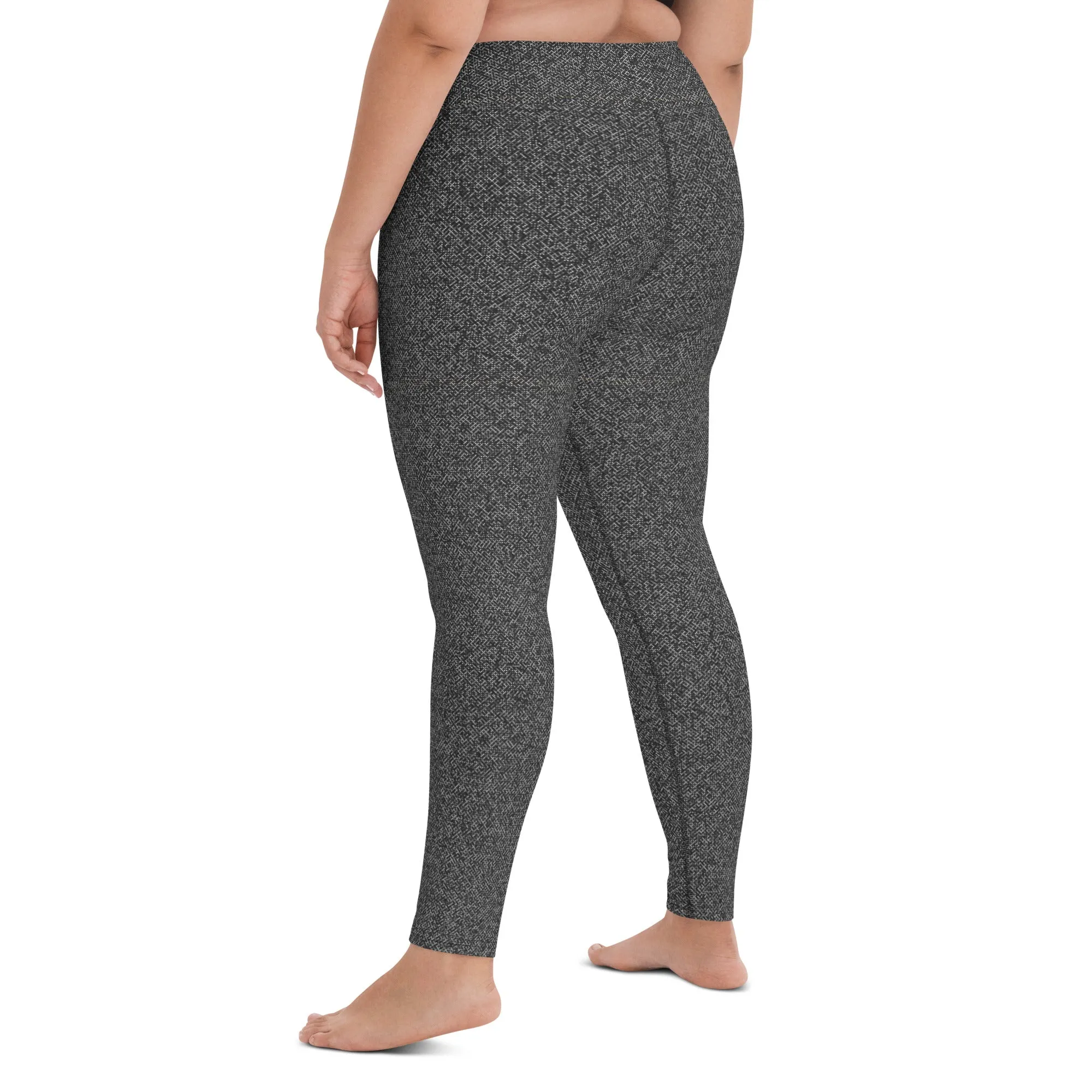 Humble Sportswear™ Pattens Grey High Waist Leggings