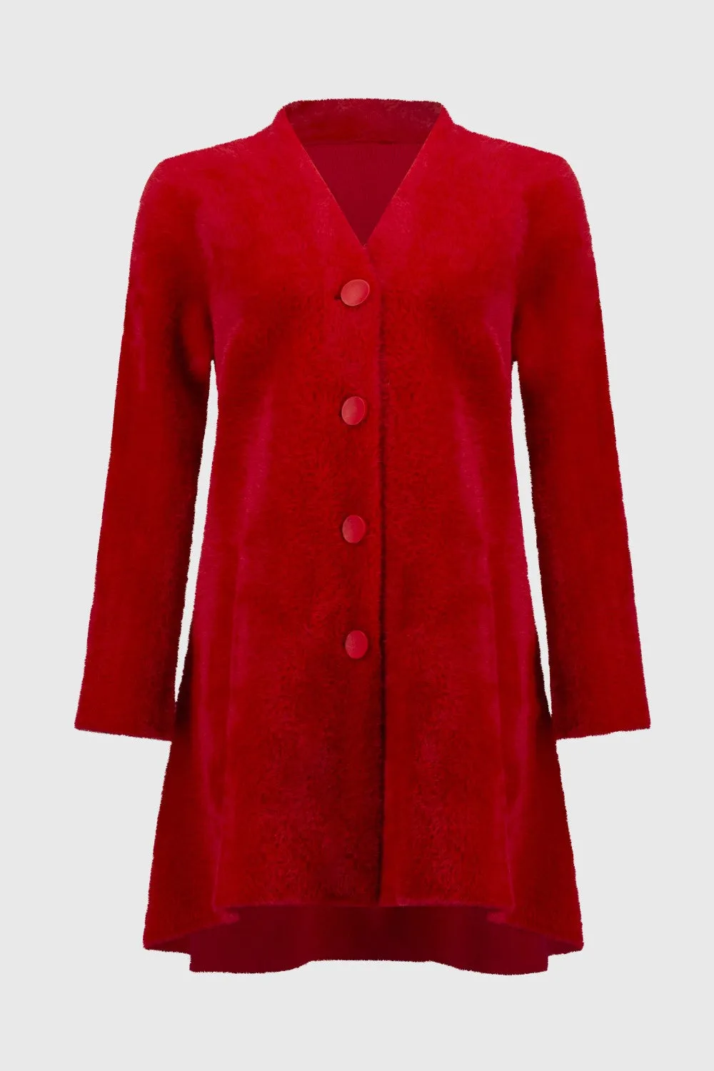 Joseph Ribkoff Coat 234906F24 Lipstick Red