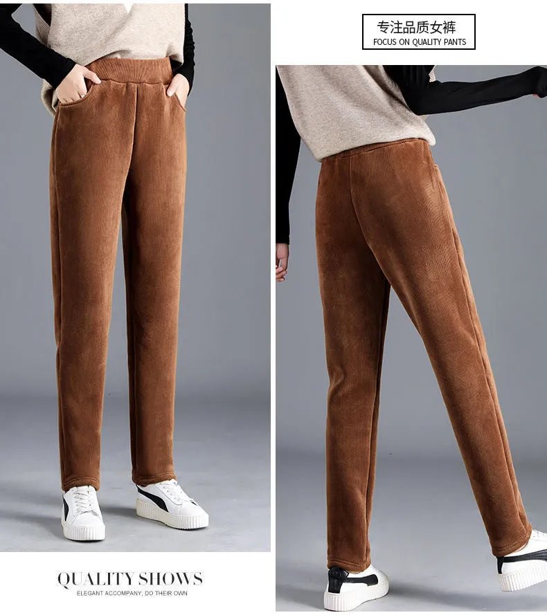 Korean Trendy Slimming High Waist Long Pants Women Casual Pants