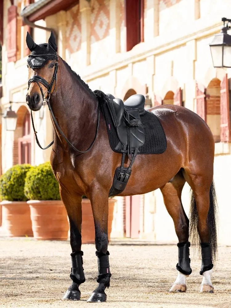 LeMieux Merino  Half Lined Dressage Pad - Black