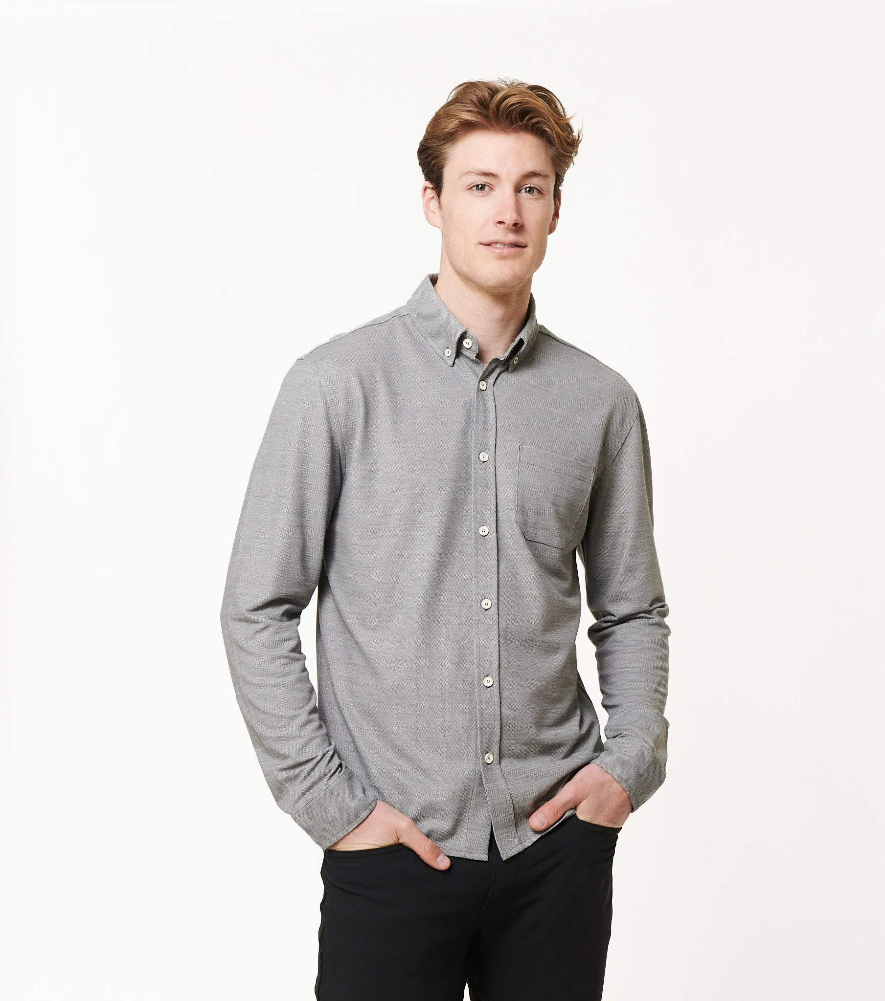 Limitless Merino Button-Down