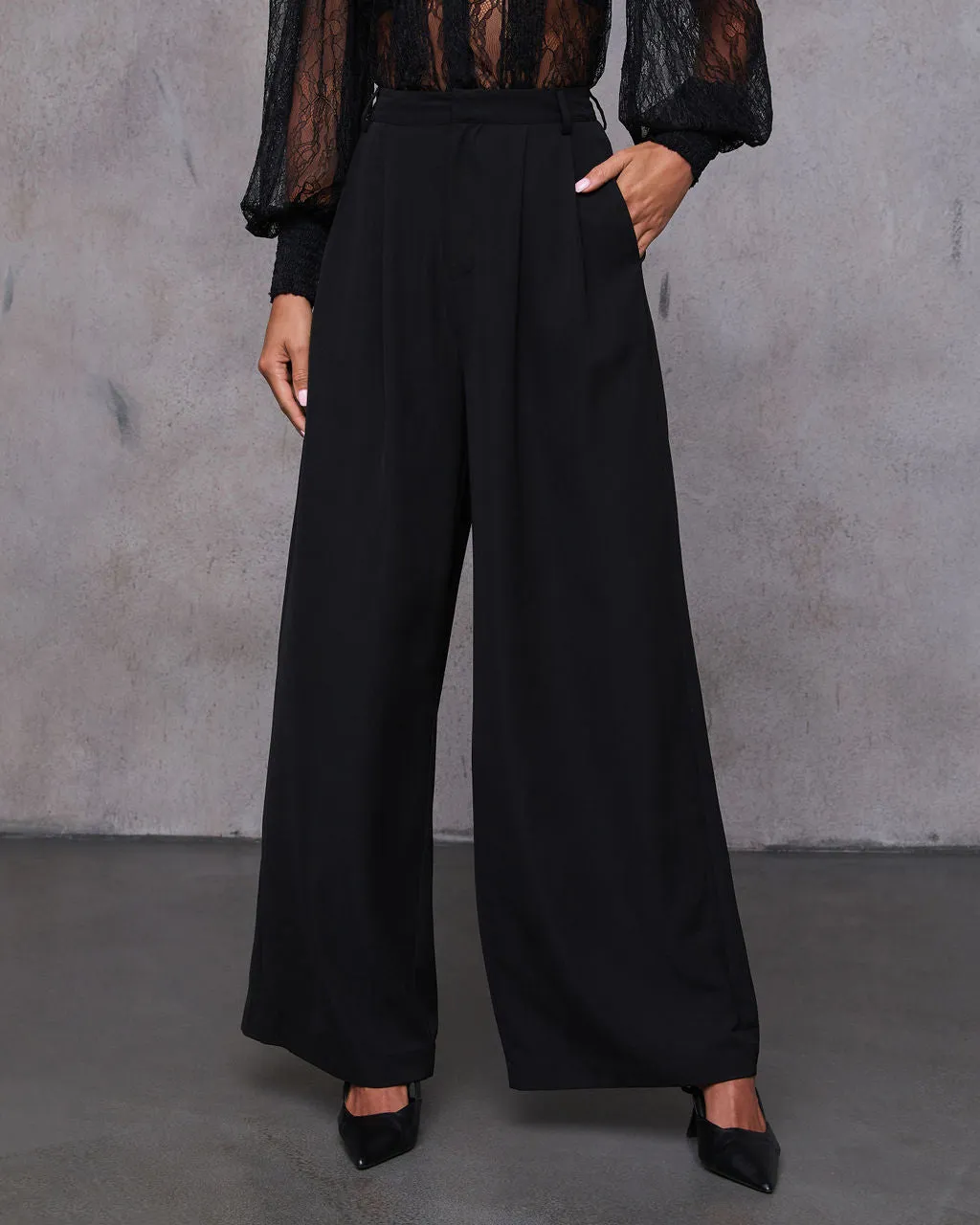 Madrigal Pocketed Wide Leg Pants