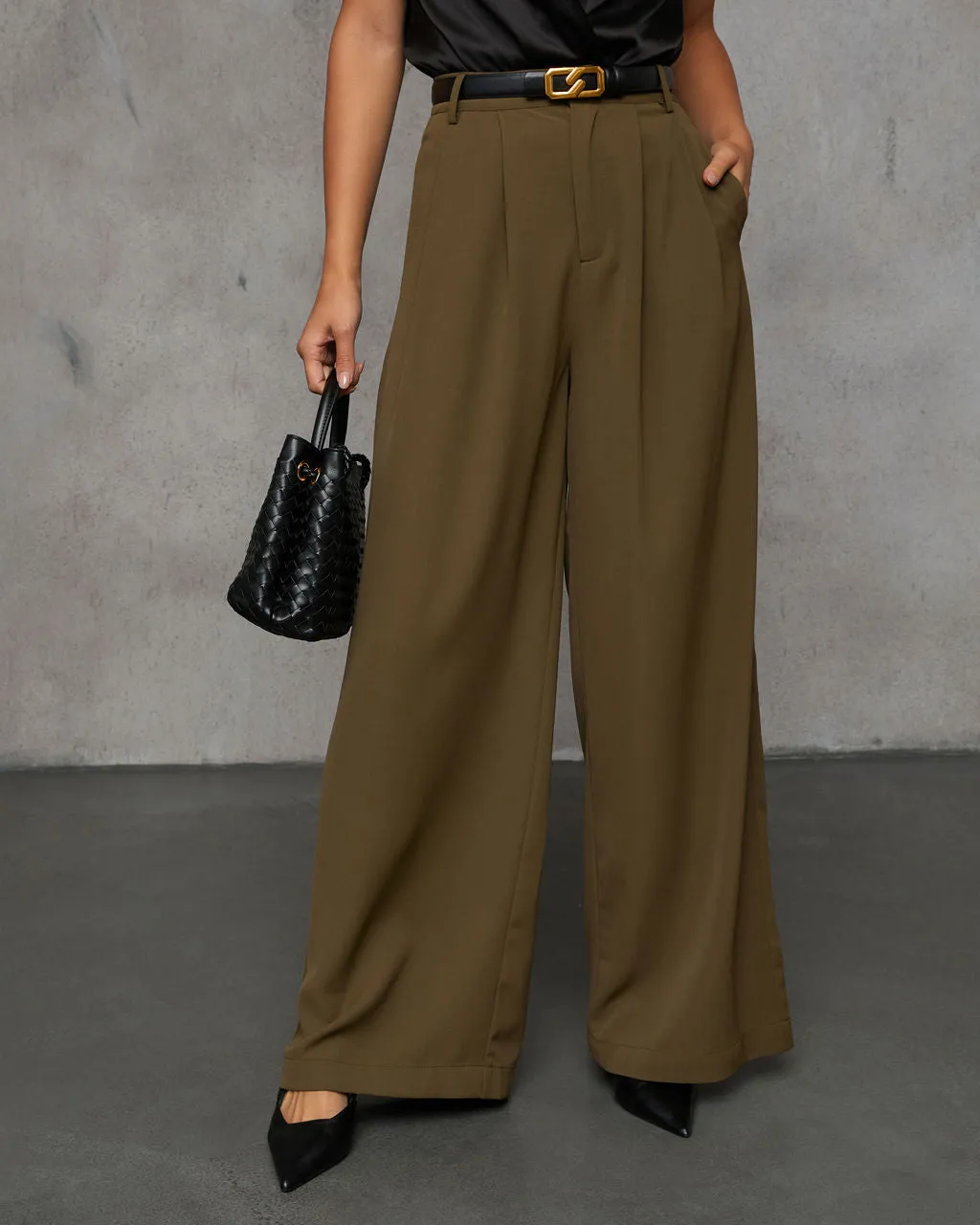 Madrigal Pocketed Wide Leg Pants