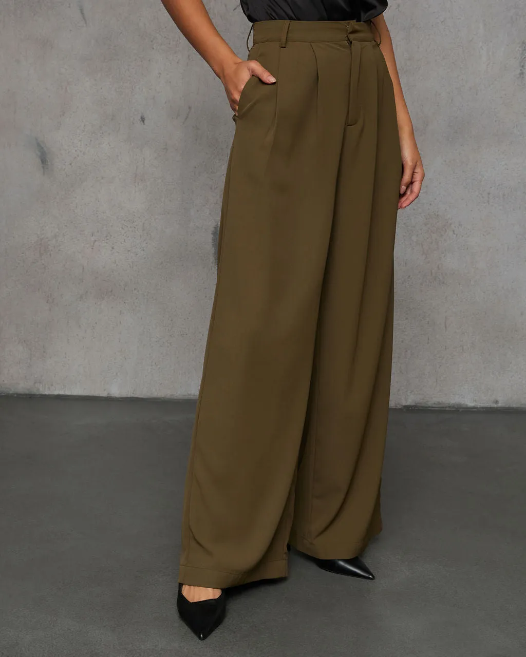 Madrigal Pocketed Wide Leg Pants