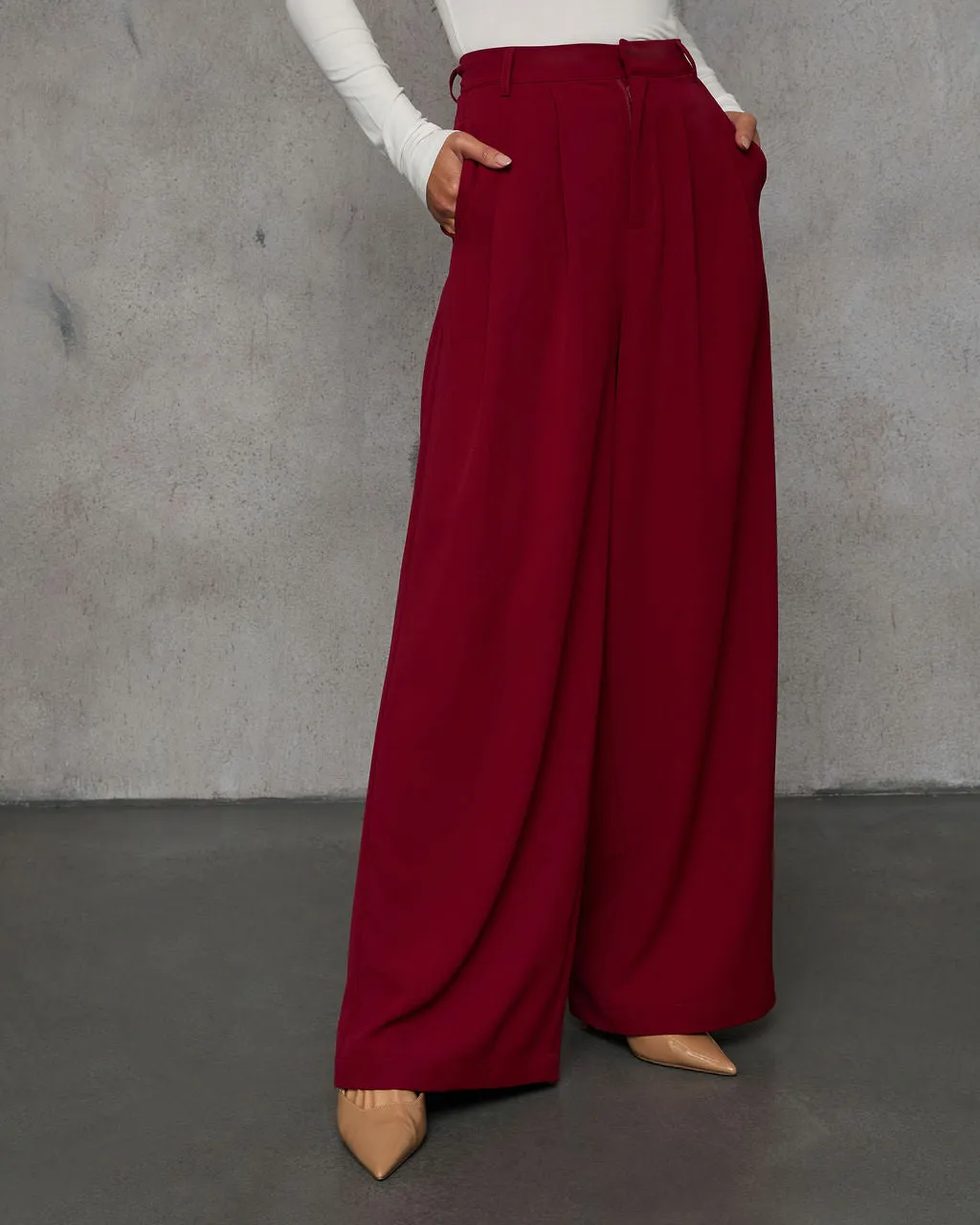 Madrigal Pocketed Wide Leg Pants