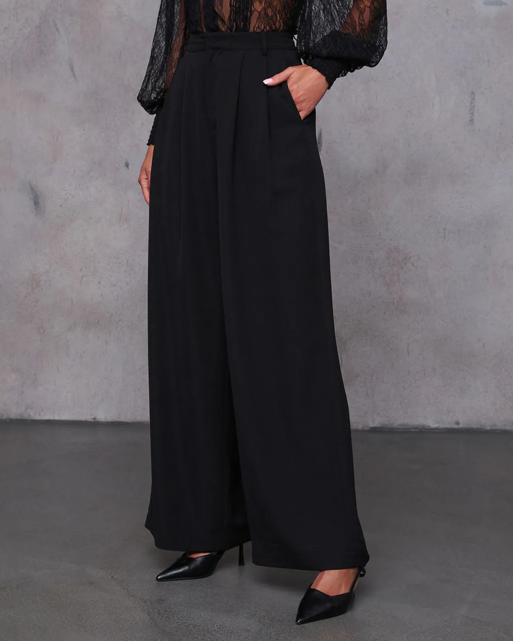 Madrigal Pocketed Wide Leg Pants