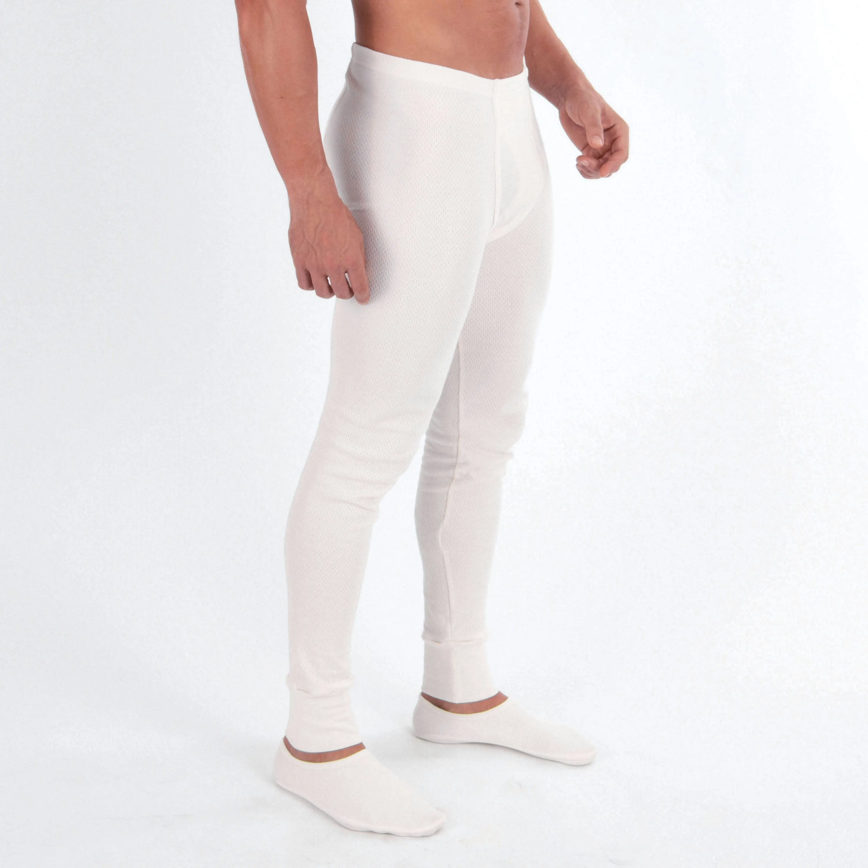 Men's Thermal Base Layer Long Johns with Fly