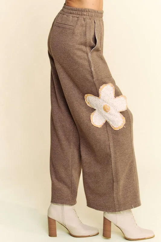 Mona Flower Patch Wide Leg Pants