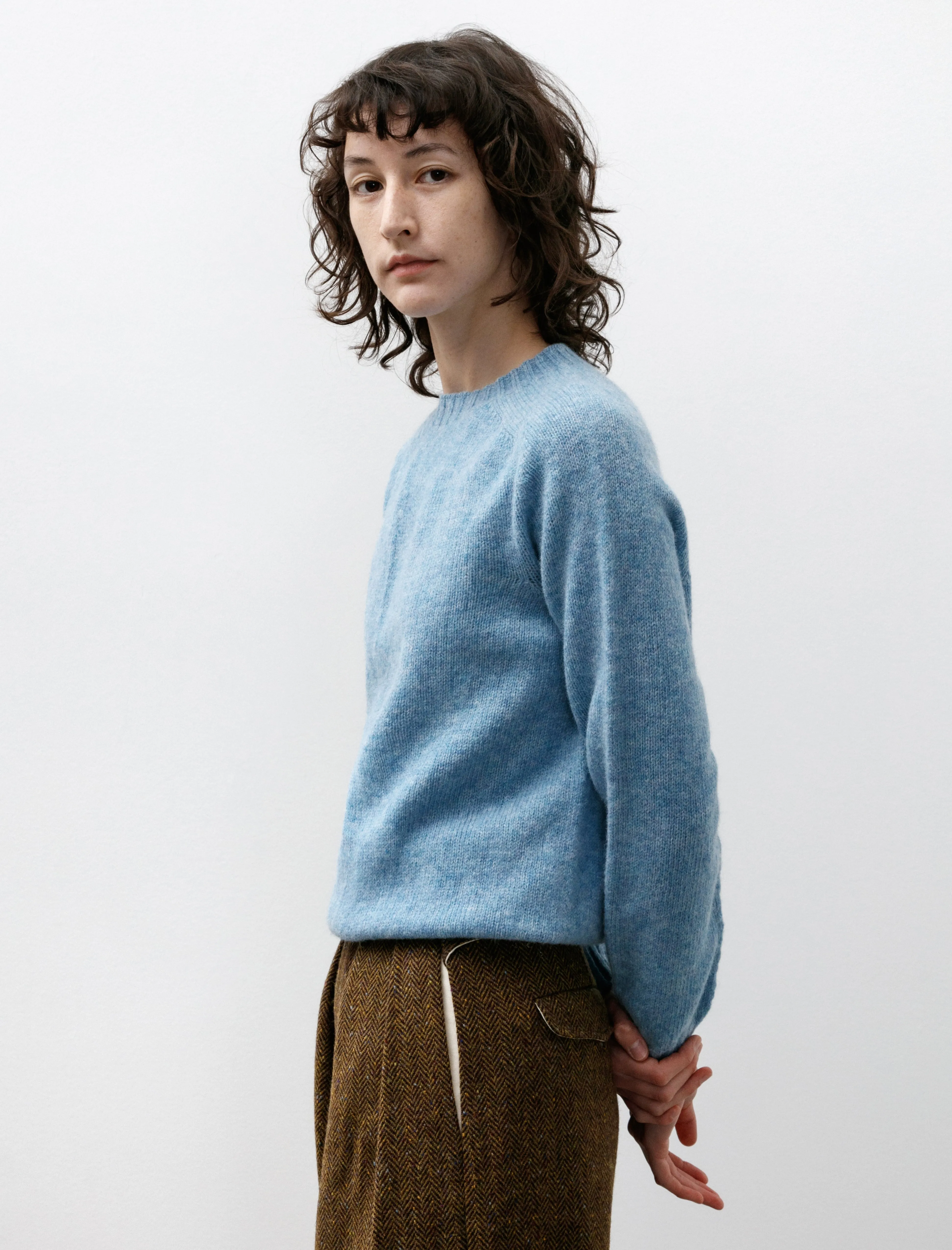 Neighbour Super Soft Crewneck Sweater Duck Egg