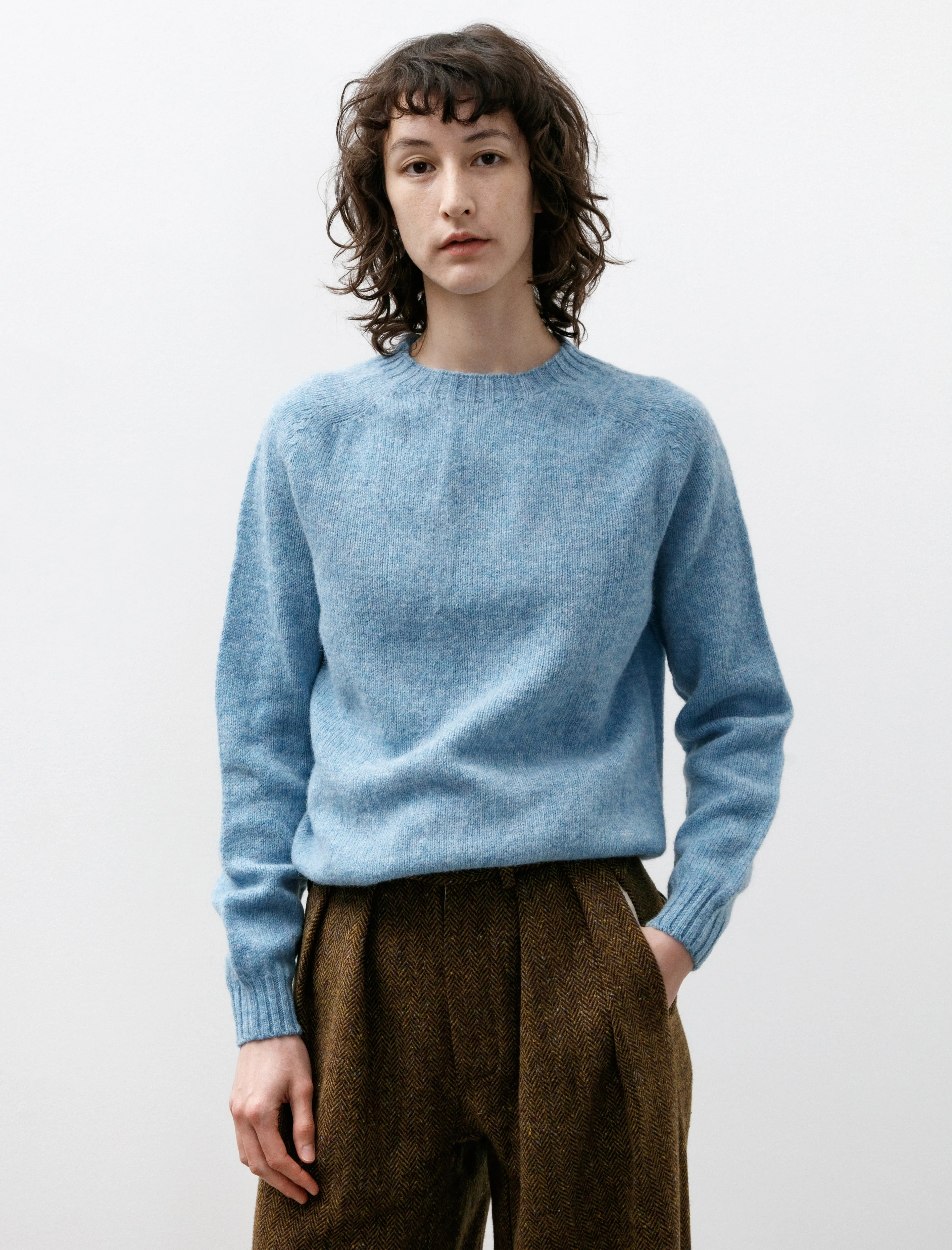 Neighbour Super Soft Crewneck Sweater Duck Egg