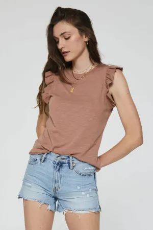 North Ruffle Trimmed Top