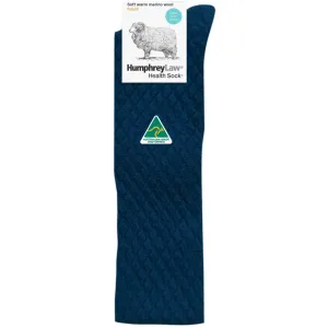 Over the Knee Merino Wool Socks in Blue - Aussie Made