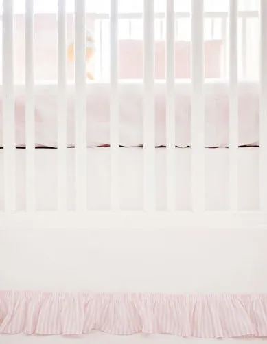 Pink Buffalo Plaid Crib Skirt