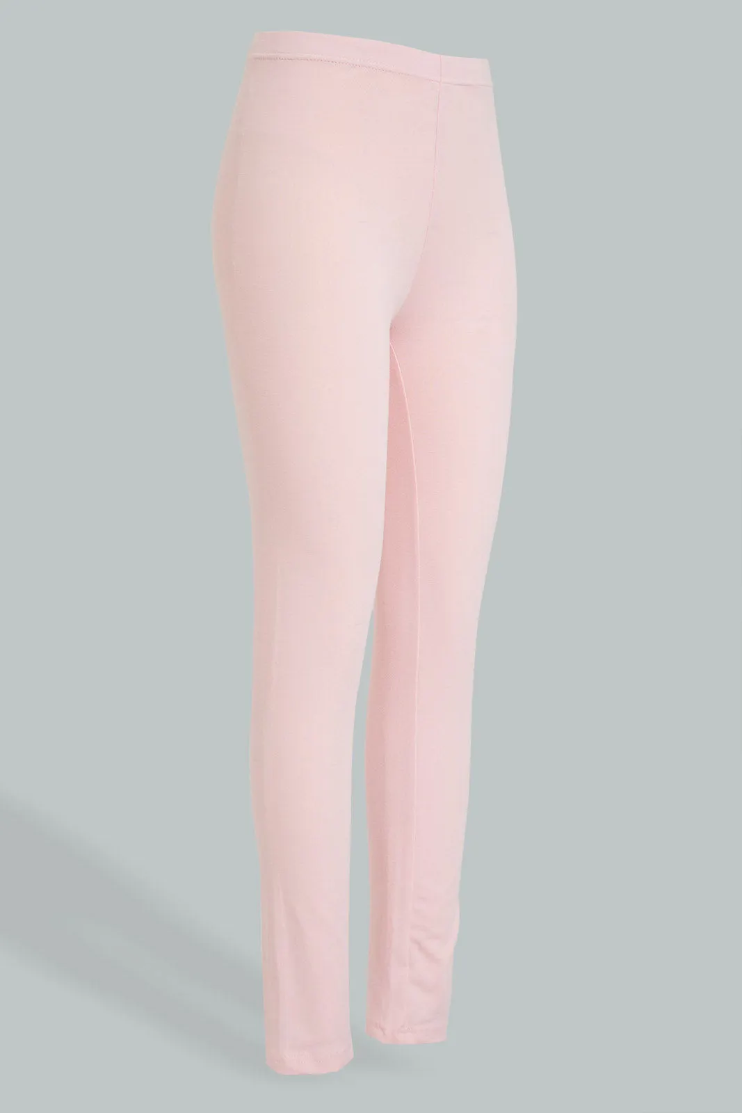 Pink Ribbed Thermal Bottom