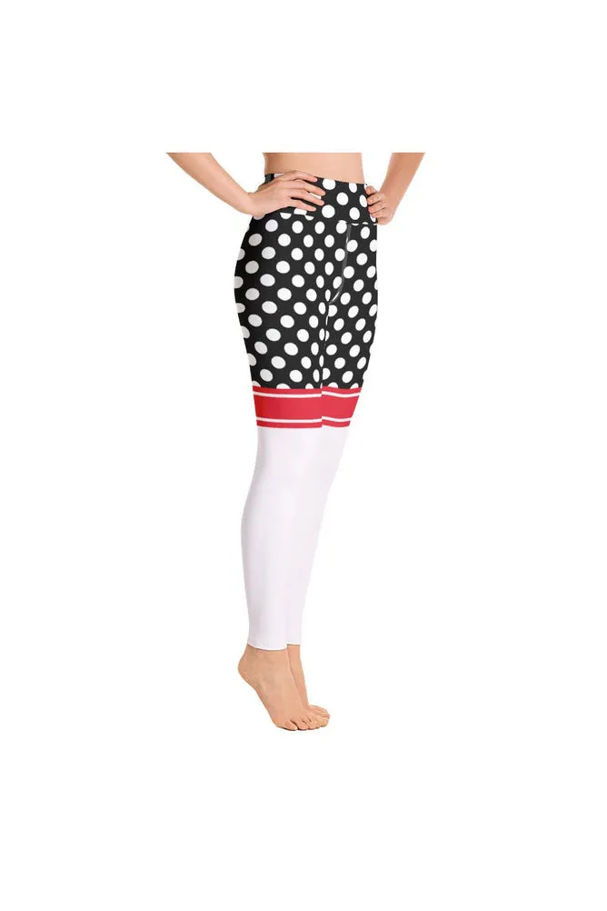 Sporty Polkadots Yoga Leggings