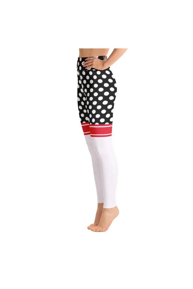 Sporty Polkadots Yoga Leggings