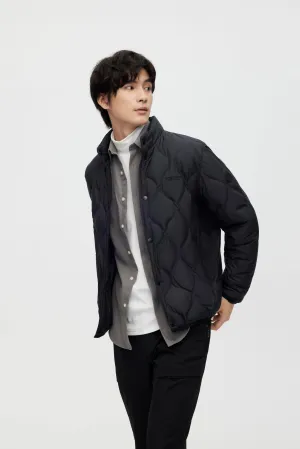 Stand Collar Quilted Down Jacket