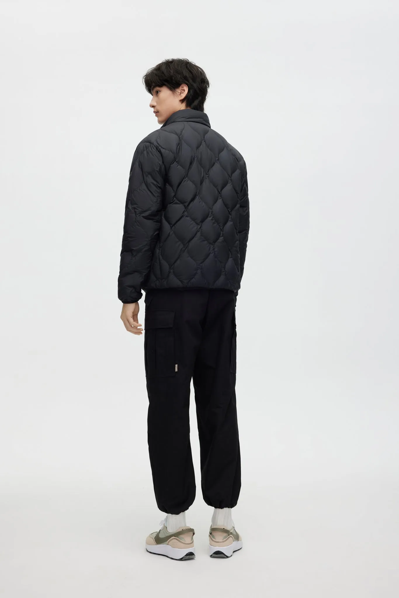 Stand Collar Quilted Down Jacket