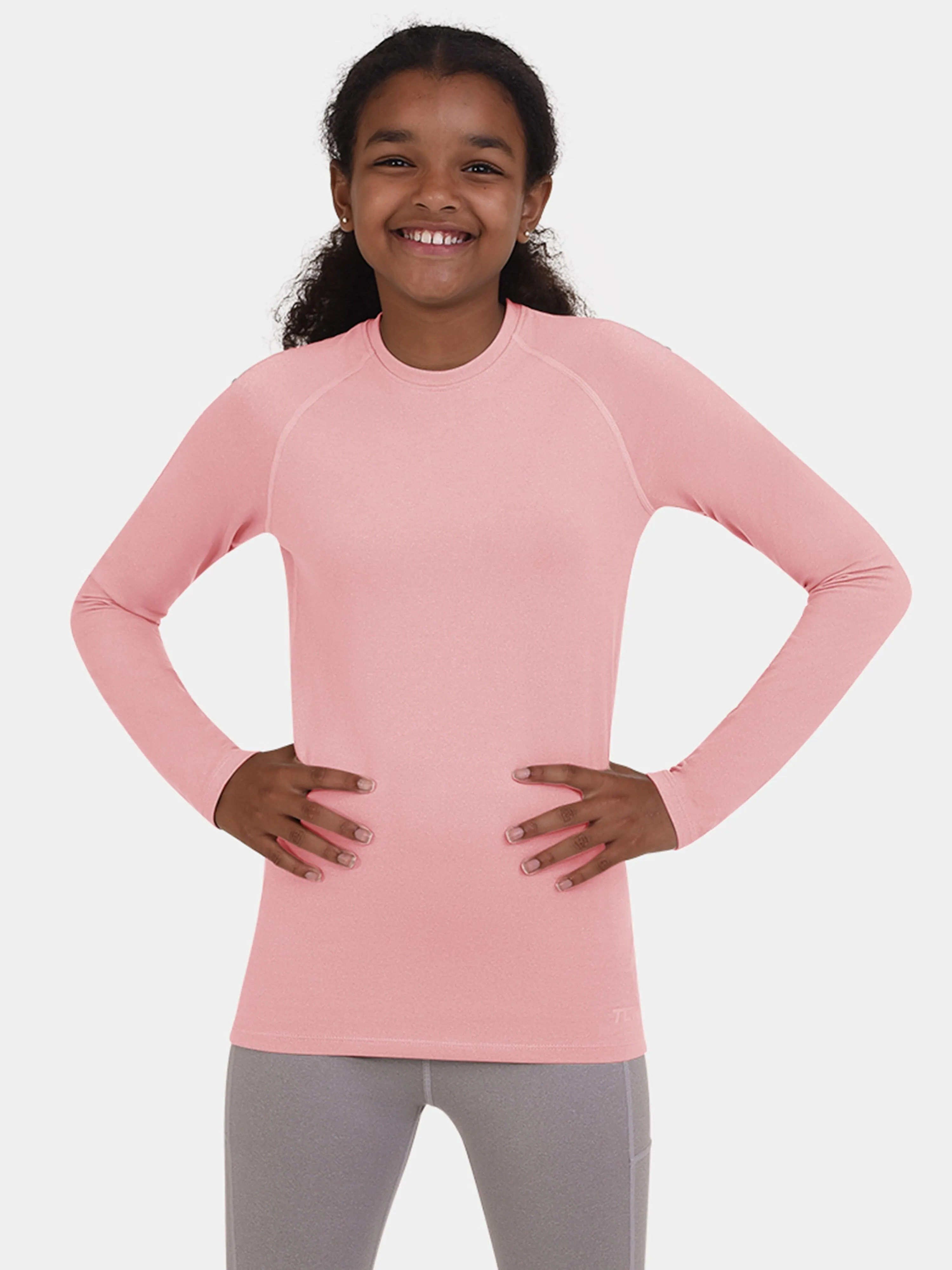 SuperThermal Compression Base Layer Top & Tights for Girls With Brushed Inner Fabric