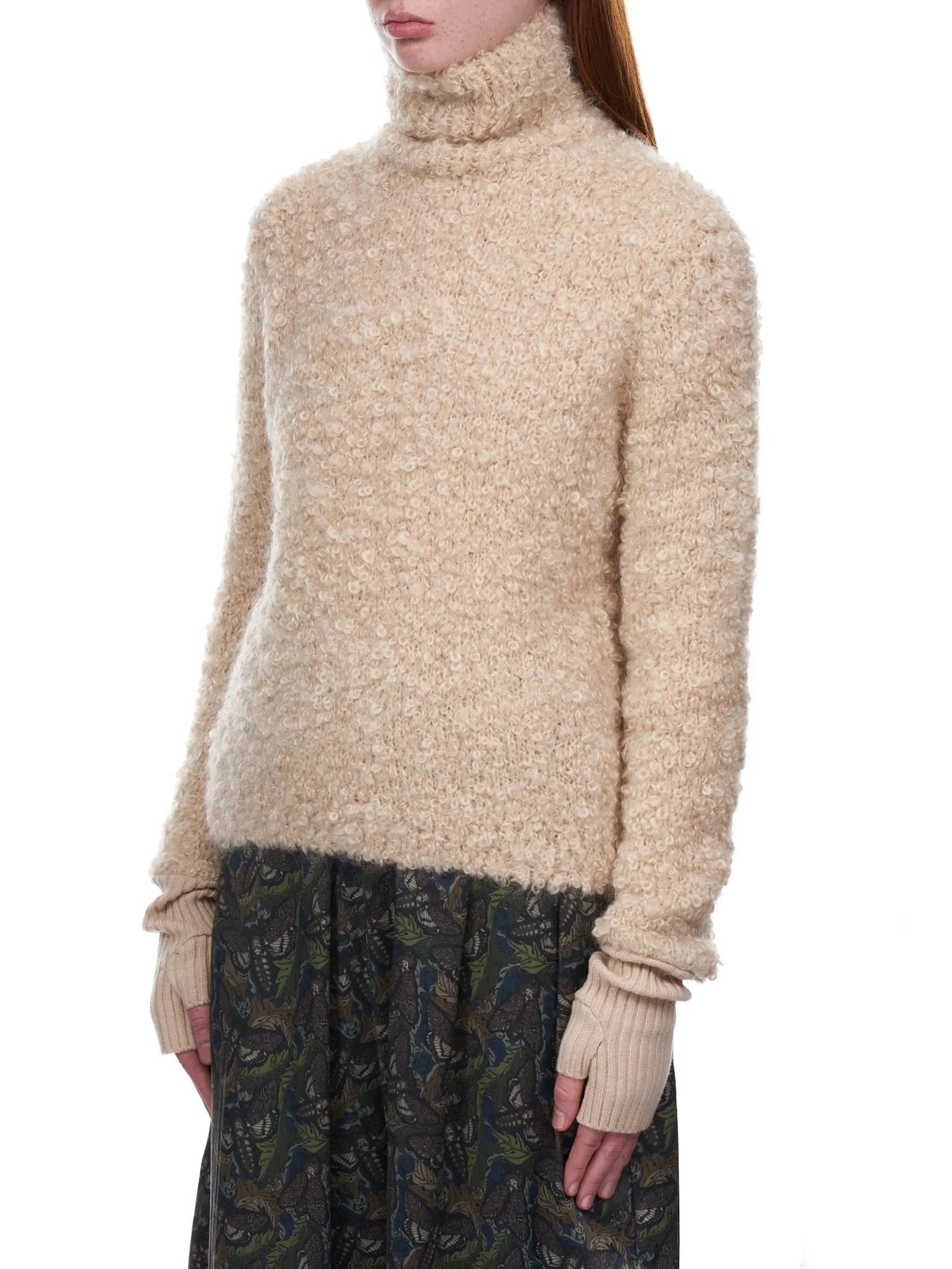 Turtleneck Sweater (UC2A1905-1-LIGHT-BEIGE)