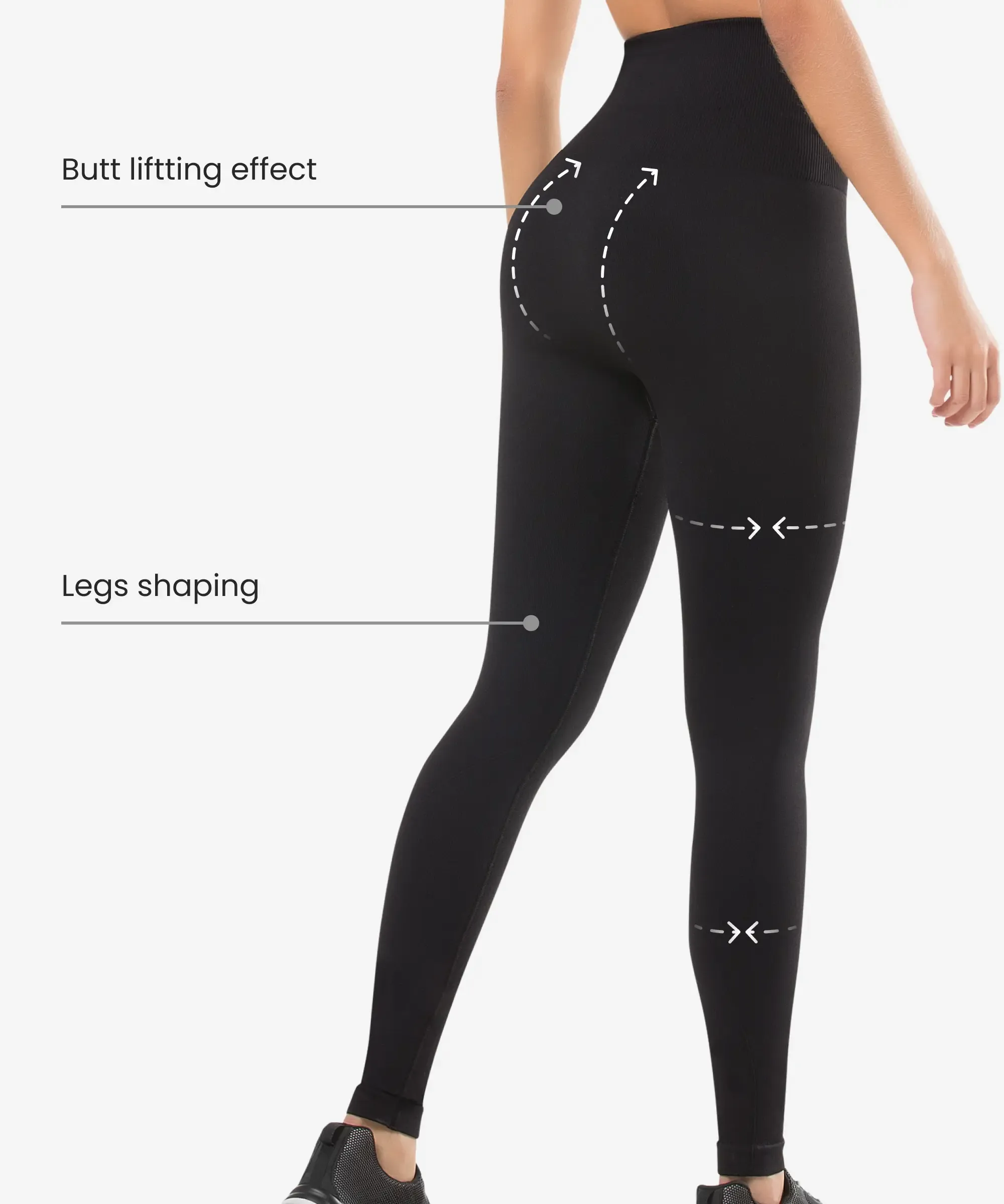 Ultra compression and abdomen control fit legging - Style 910