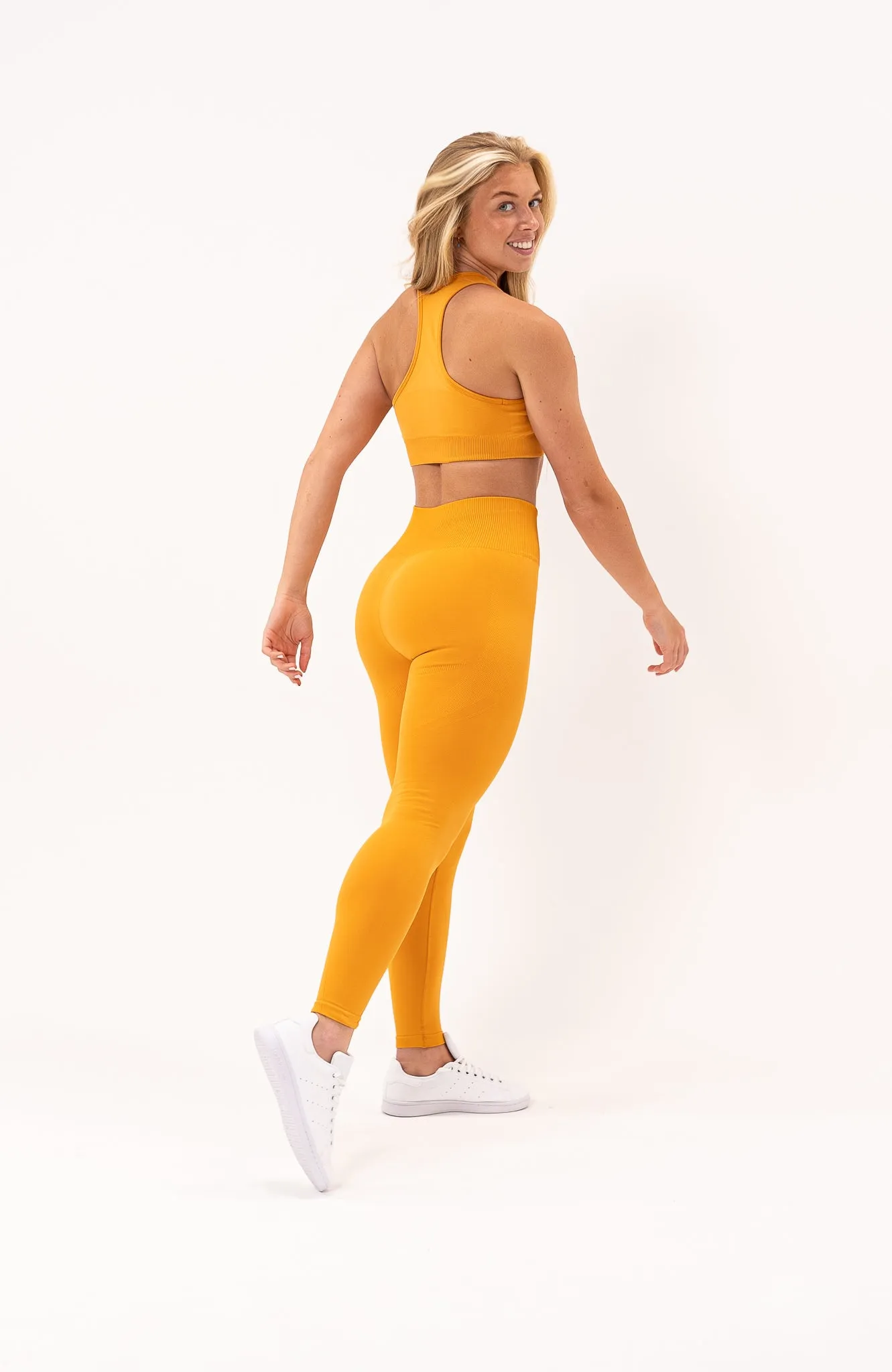 Unlimited Seamless Leggings - Orange