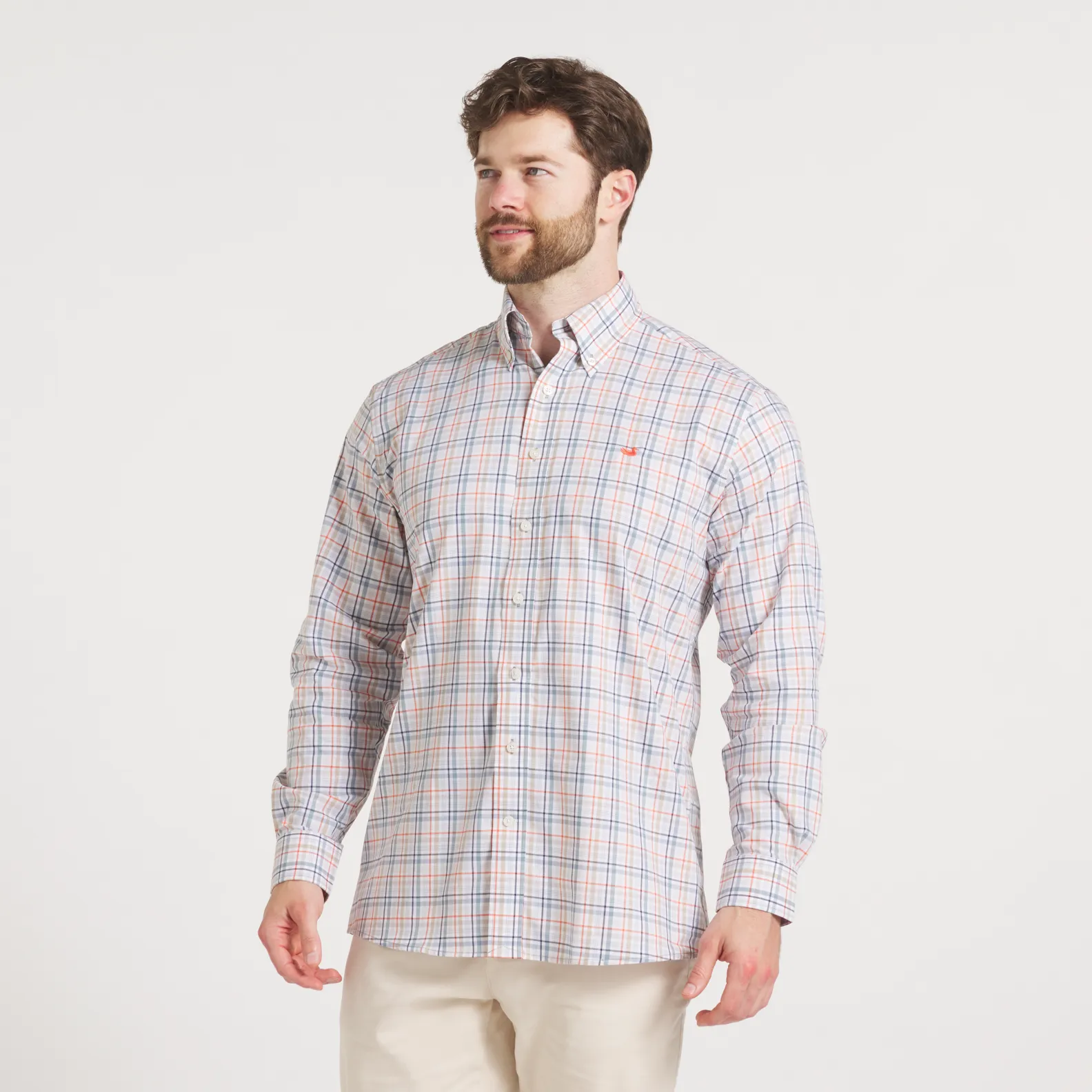 Van Buren Performance Grid Dress Shirt