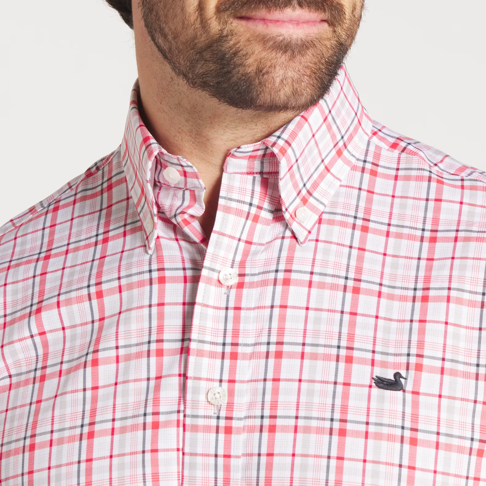 Van Buren Performance Grid Dress Shirt