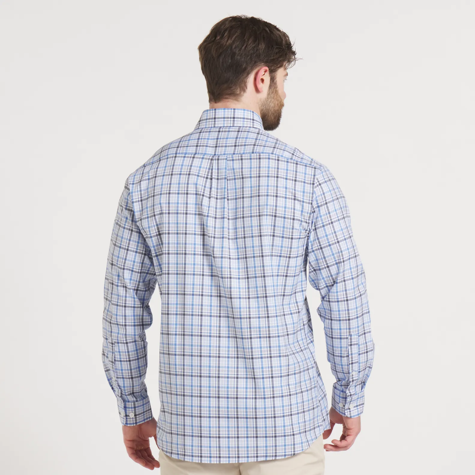 Van Buren Performance Grid Dress Shirt