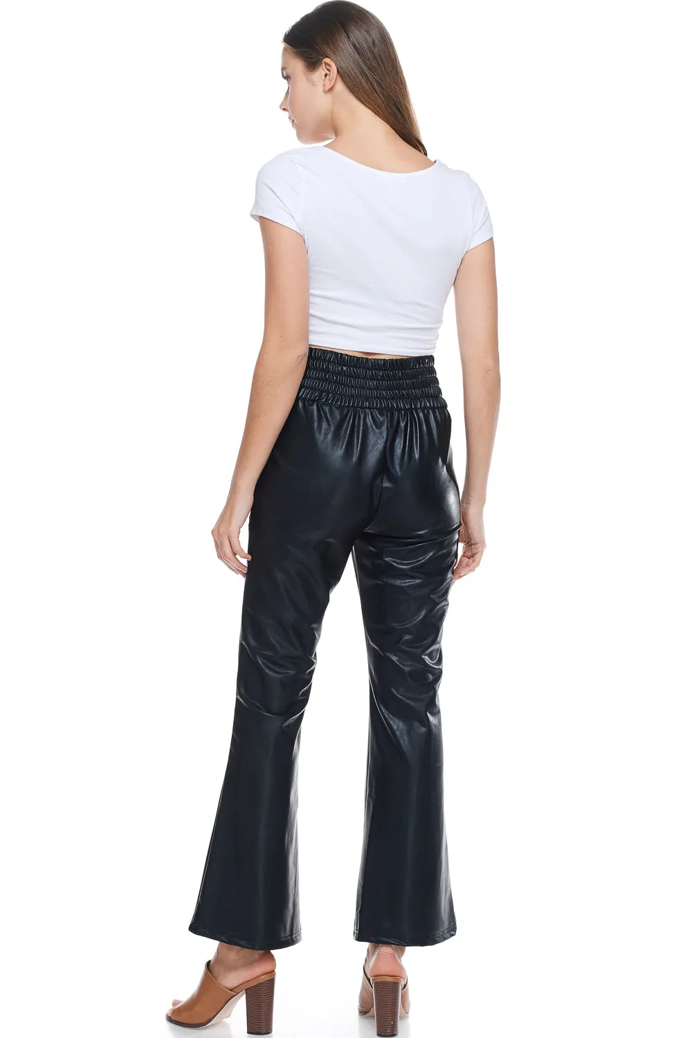 Vegan Leather Women Pants