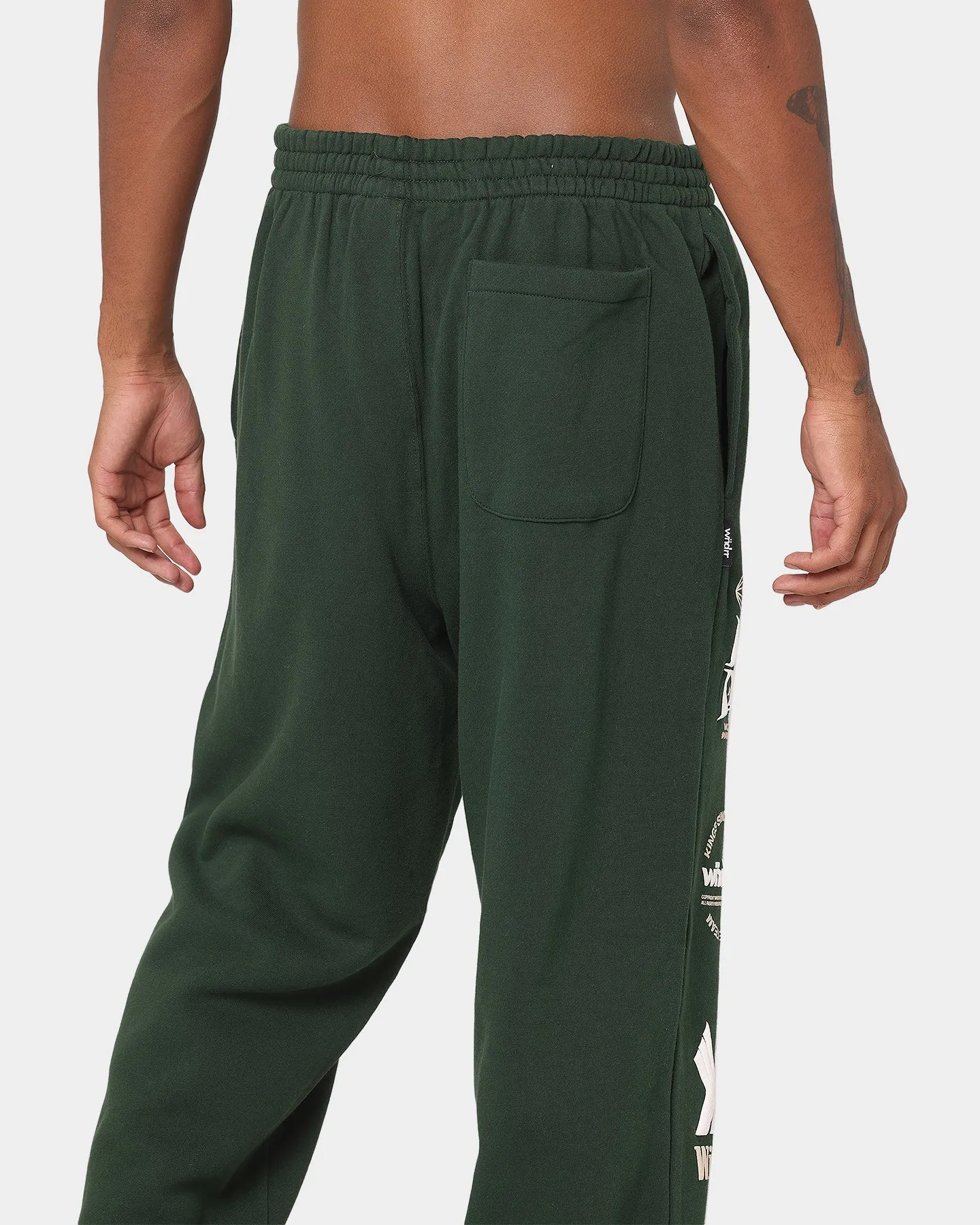 WNDRR Market Track Pants Forest Green