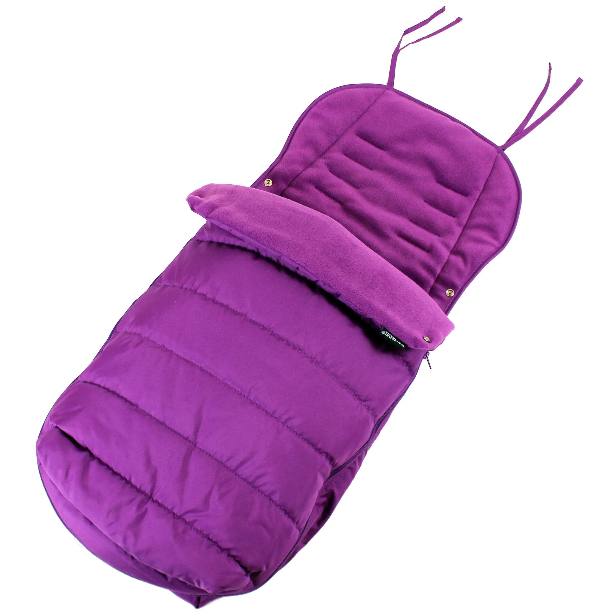 XXL Large Luxury Foot-muff And Liner For Mamas And Papas Armadillo - Plum (Purple)