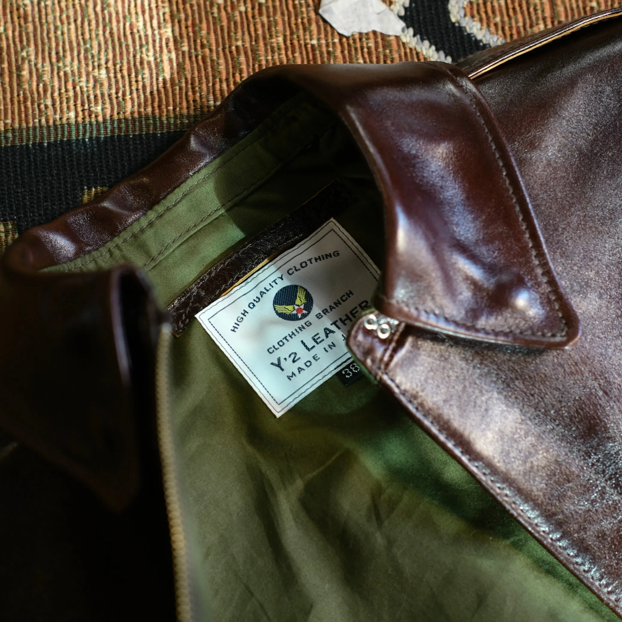 Y'2 LEATHER Horsehide Type A-2 Jacket